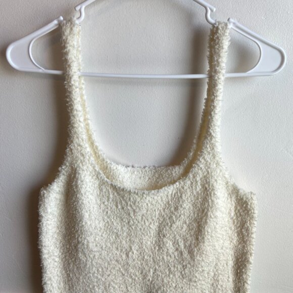 NWOT Skims Cream Cozy Knit Tank Top - Picture 7 of 8